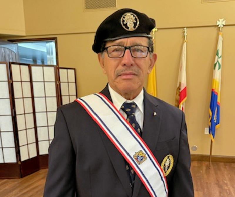 Clergy & Religious Appreciation Dinner 2/8/2025 Honor Guard member Paul Aguirre